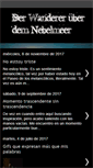 Mobile Screenshot of derwandereruberdemnebelmeer.blogspot.com
