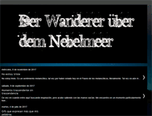 Tablet Screenshot of derwandereruberdemnebelmeer.blogspot.com