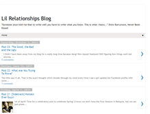 Tablet Screenshot of lilrelationshipsblog.blogspot.com