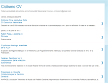 Tablet Screenshot of ciclismocv.blogspot.com