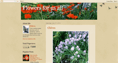 Desktop Screenshot of flowersforusall.blogspot.com