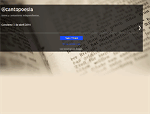 Tablet Screenshot of cantopoesia.blogspot.com