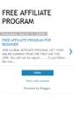 Mobile Screenshot of new-affiliate.blogspot.com