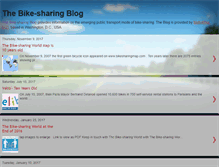 Tablet Screenshot of bike-sharing.blogspot.com