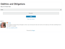 Tablet Screenshot of odditiesnobligations.blogspot.com