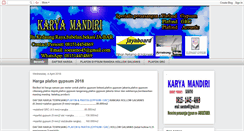 Desktop Screenshot of karyamandiri88.blogspot.com