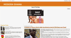 Desktop Screenshot of modernghana.blogspot.com