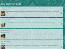 Tablet Screenshot of itsagenevievelife.blogspot.com