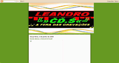 Desktop Screenshot of leandrocdsedvds.blogspot.com