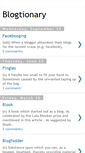Mobile Screenshot of blogtionary.blogspot.com