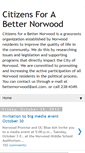 Mobile Screenshot of citizensforabetternorwood.blogspot.com