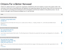 Tablet Screenshot of citizensforabetternorwood.blogspot.com