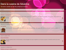 Tablet Screenshot of danslacuisinedesev.blogspot.com