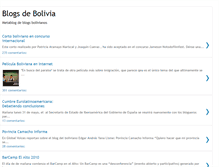 Tablet Screenshot of blogsbolivia.blogspot.com
