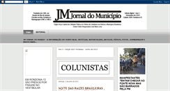 Desktop Screenshot of colunistajornaldomunicipio.blogspot.com