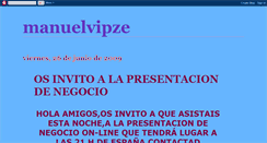 Desktop Screenshot of manuelvipze.blogspot.com