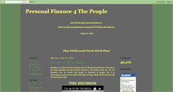 Desktop Screenshot of personalfinance4thepeople.blogspot.com