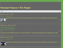 Tablet Screenshot of personalfinance4thepeople.blogspot.com