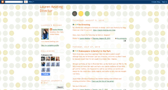 Desktop Screenshot of laurenkeatingupdates.blogspot.com