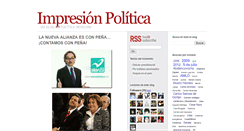 Desktop Screenshot of impresionpolitica.blogspot.com