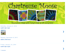 Tablet Screenshot of chartreusemooseontheloose.blogspot.com