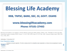 Tablet Screenshot of blessing-training.blogspot.com