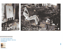 Tablet Screenshot of nicolasdoucedame.blogspot.com
