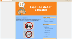 Desktop Screenshot of espaidebateducatiu.blogspot.com