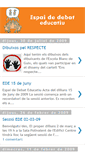 Mobile Screenshot of espaidebateducatiu.blogspot.com