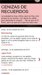 Mobile Screenshot of cenizasderecuerdos.blogspot.com