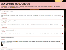 Tablet Screenshot of cenizasderecuerdos.blogspot.com