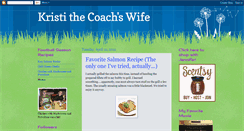 Desktop Screenshot of kristithecoachswife.blogspot.com