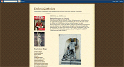 Desktop Screenshot of martin-ecclesiacatholica.blogspot.com