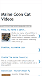 Mobile Screenshot of maine-coon-cat-videos.blogspot.com