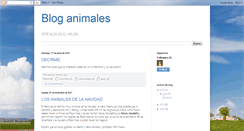 Desktop Screenshot of amante-animales.blogspot.com