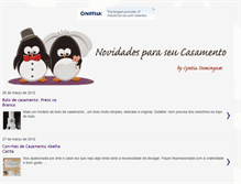 Tablet Screenshot of novidadescasamento.blogspot.com