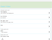Tablet Screenshot of galerivdo.blogspot.com
