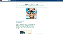 Desktop Screenshot of burgerrecon.blogspot.com