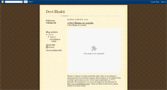 Desktop Screenshot of devibhakti.blogspot.com