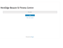 Tablet Screenshot of newedgebeauty.blogspot.com