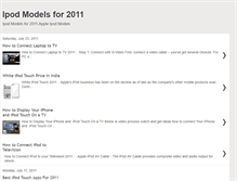 Tablet Screenshot of ipodmodels.blogspot.com