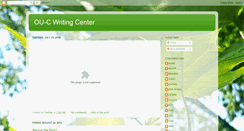Desktop Screenshot of ou-cwritingcenter.blogspot.com