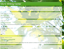 Tablet Screenshot of ou-cwritingcenter.blogspot.com