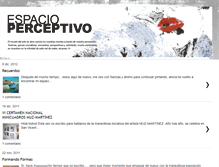 Tablet Screenshot of espacioperceptivo.blogspot.com