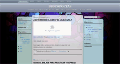 Desktop Screenshot of buscopoetas.blogspot.com