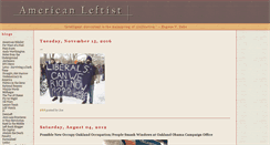 Desktop Screenshot of amleft.blogspot.com