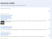 Tablet Screenshot of amleft.blogspot.com