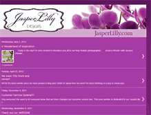 Tablet Screenshot of jasperlillydesigns.blogspot.com