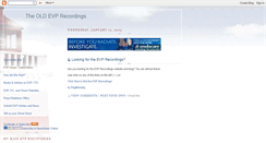Desktop Screenshot of evprecordings.blogspot.com