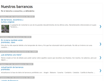 Tablet Screenshot of nuestrosbarrancos.blogspot.com